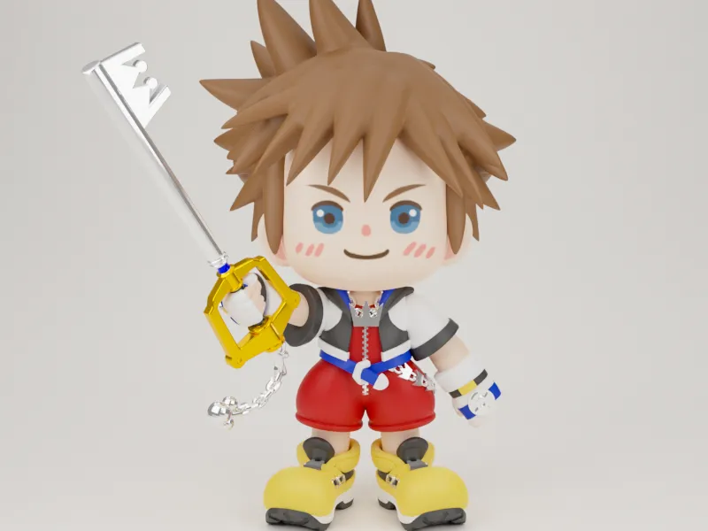 Chibit 096 : Sora (Kingdom Hearts)