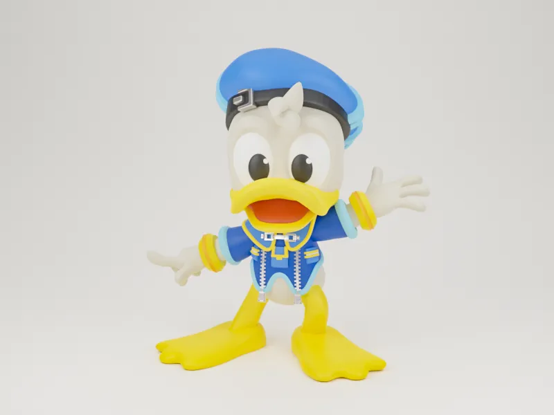 Chibit 097 : Donald (Kingdom Hearts)