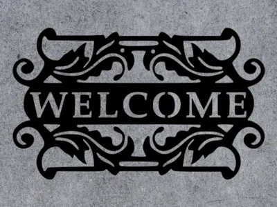 Welcome sign