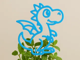Pflanzenstecker Drache