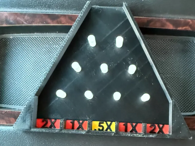 Triangle pinko board