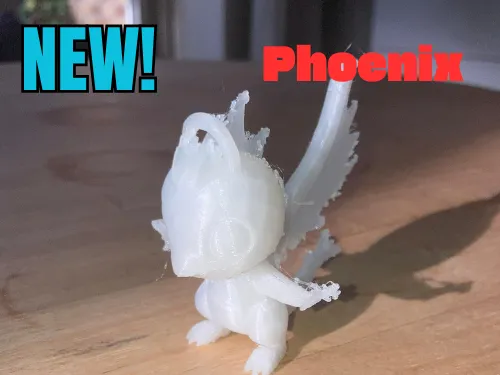 Phoenix 1 color (stl) and multicolor (obj)