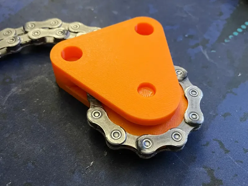 Waxed chain bender
