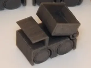 tiny toy dump truck