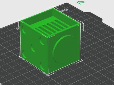 SD Card Pegboard Magnetic Storage Box