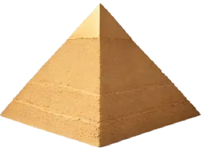 Ancient Egypt pyramid.
