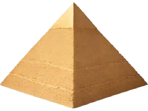 Ancient Egypt pyramid.