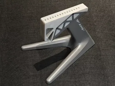 Model display stand solution utilizing the AMS Lite bracket