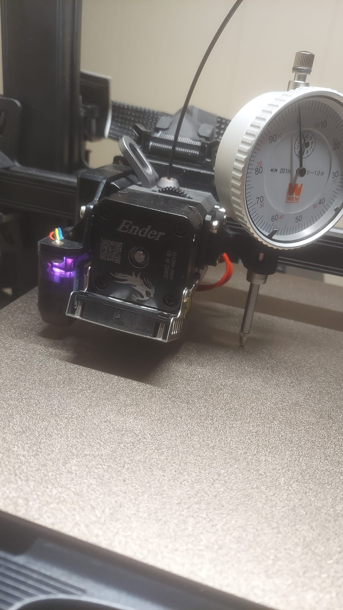Ender 3 S1 Pro Dial Indicator Mount