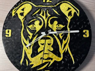 pitbull clock