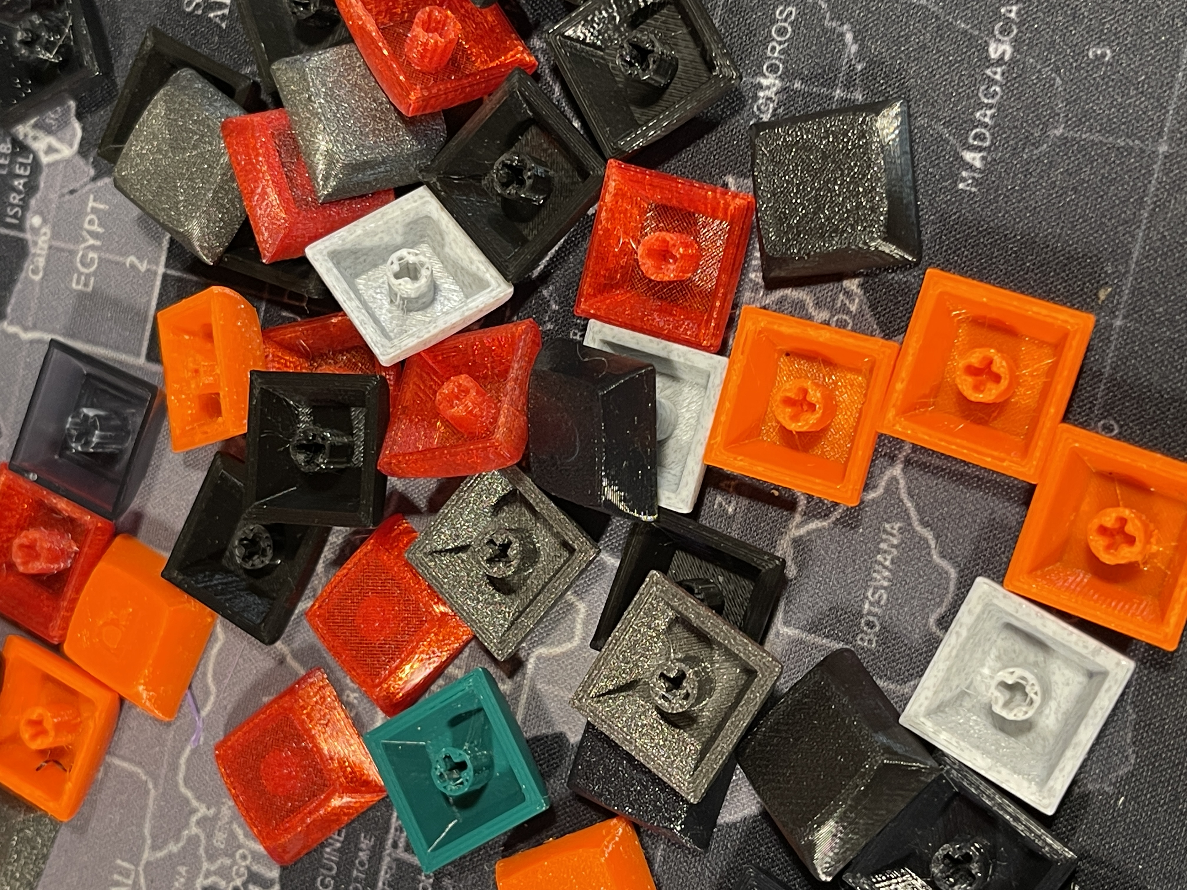 Easy to print blank DSA keycap