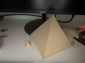 Giant Geometry dash spike in 3d