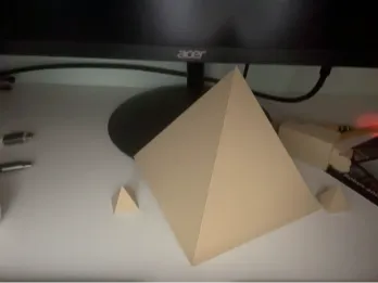 Giant Geometry dash spike in 3d