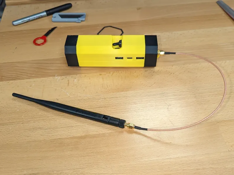 Rugged Meshtastic Node + USB Power Bank