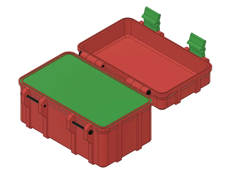Remix Whity's Parametric Rugged Box: Insert+Label