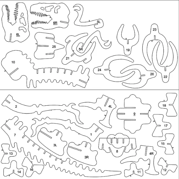 T-rex kit card - Free 3D Print Model - MakerWorld