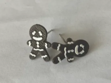 gingerbread earrings