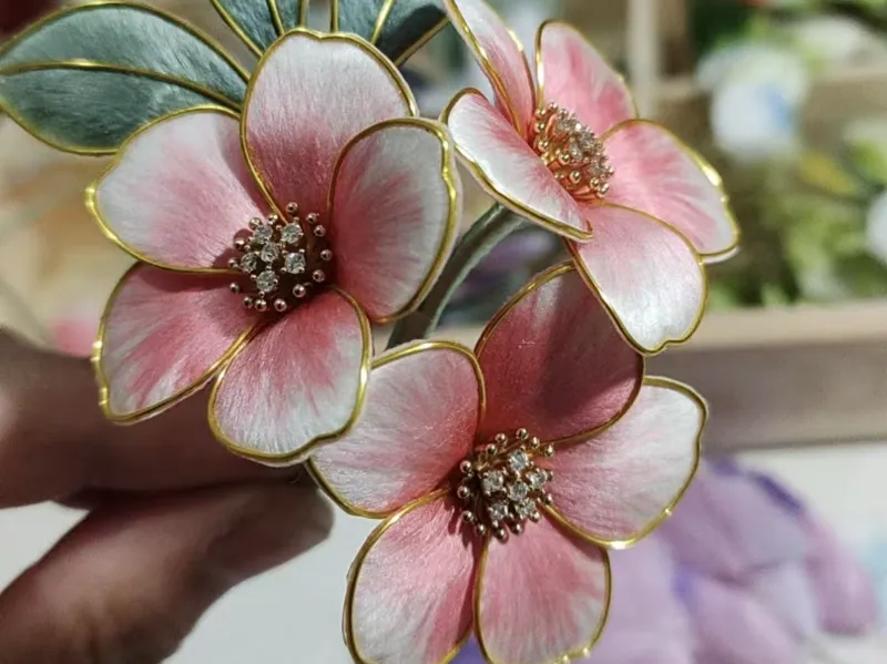 绒花发簪掐丝模具