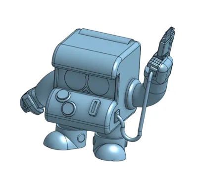 8 bit and turret by ET MakerWorld: Download Free 3D Models