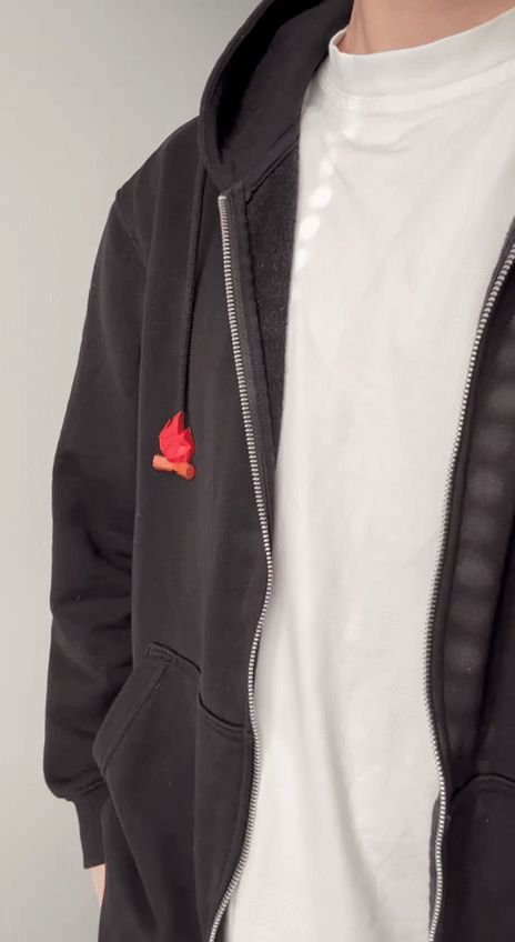 Hoodie Cord Lock - Campfire Edition