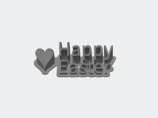 Oster Dekoration Schild '' Happy Easter''