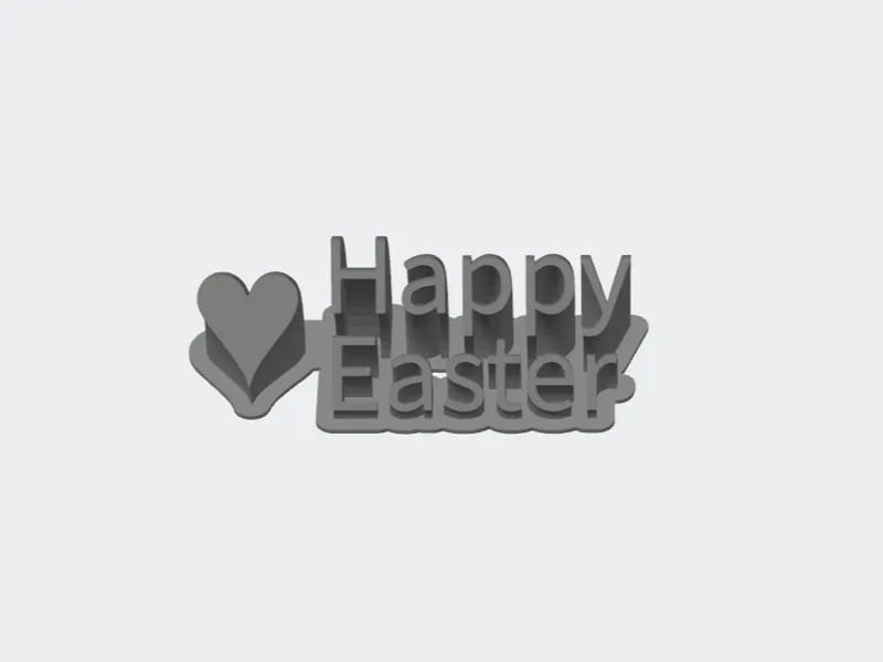 Oster Dekoration Schild '' Happy Easter''