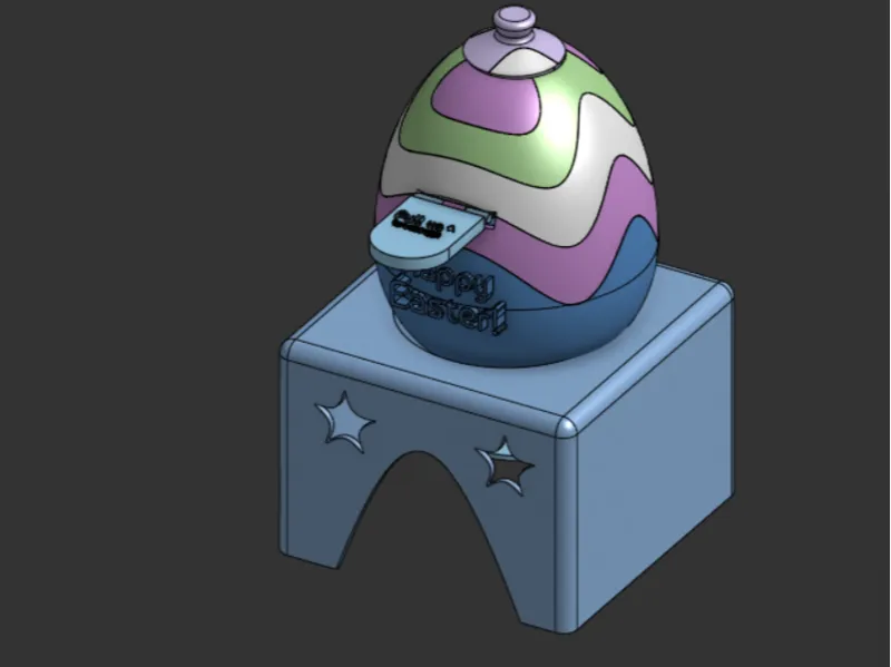 Easter Egg-shaped Mini Egg Dispenser