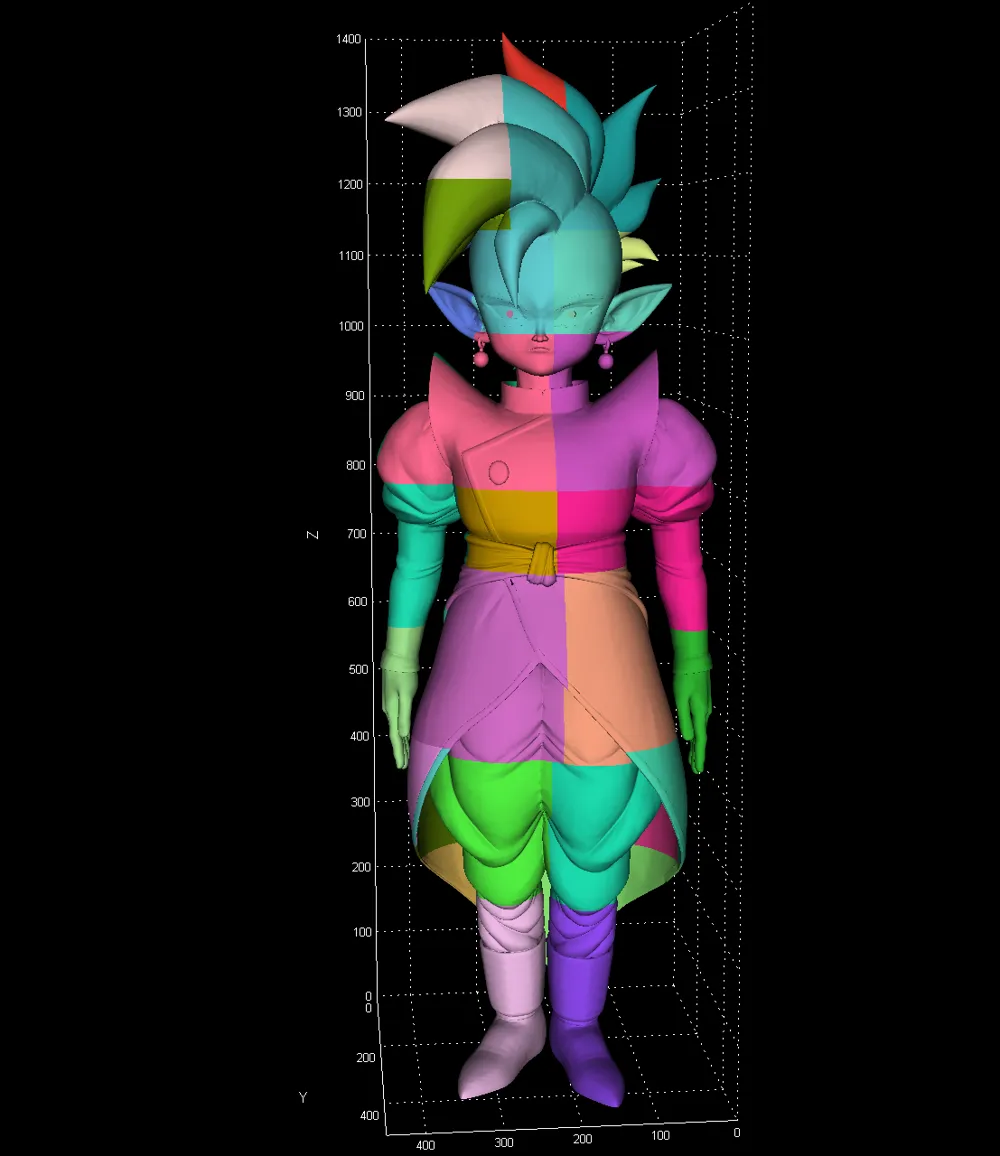 3Dプリント 等身大界王神 ドラゴンボール 3Dモデル - 無料3Dモデル