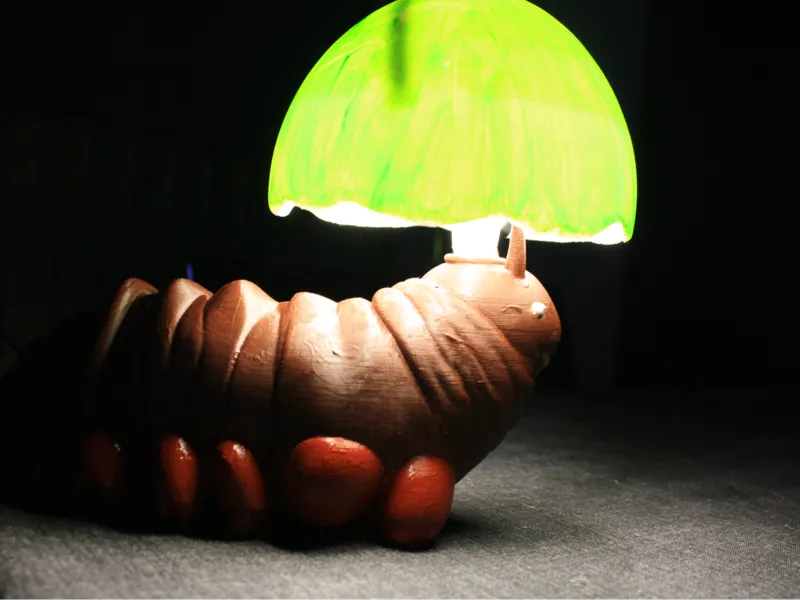 lampada bruco