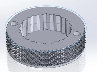 1in knurled bolt cap