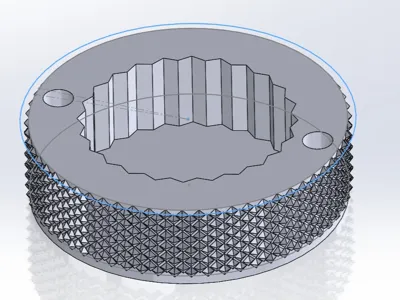 1in knurled bolt cap