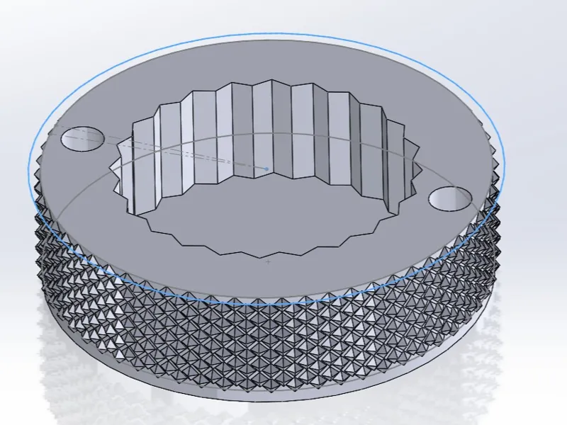 1in knurled bolt cap