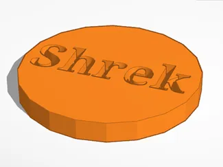 shrek mug coaster