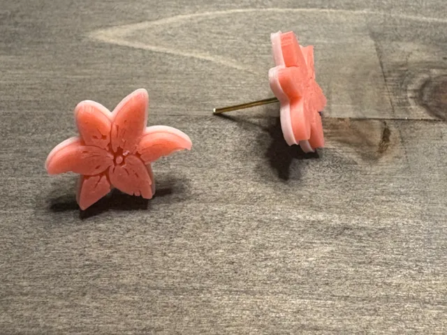 Lily Flower Stud Earrings