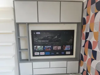 Modern TV Cabinet miniature/dollhouse 1:15 ratio