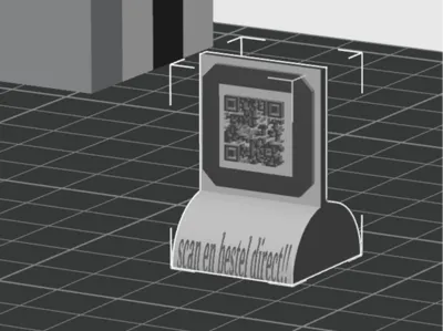 qr order sign