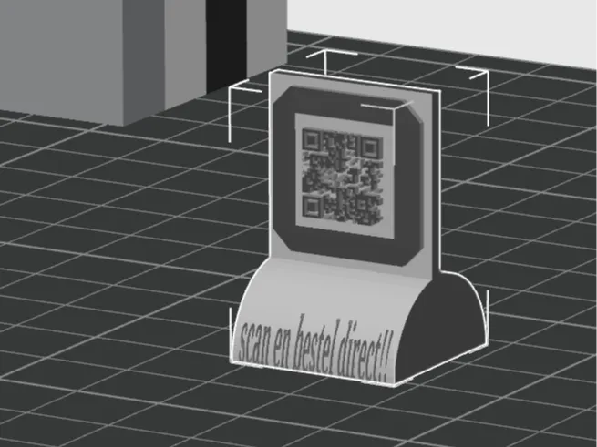qr order sign