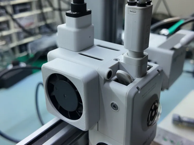 拓竹A1系列挤出机散热风扇外挂支架卡入式