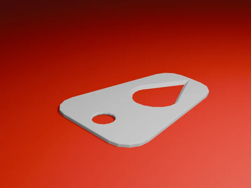 A tick remover
