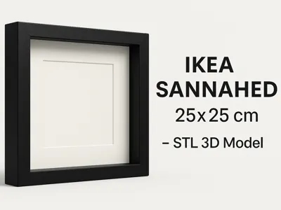 IKEA SANNAHED 25x25 REAL SIZE