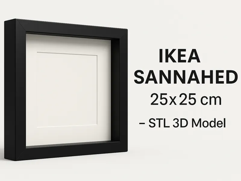 IKEA SANNAHED 25x25 REAL SIZE