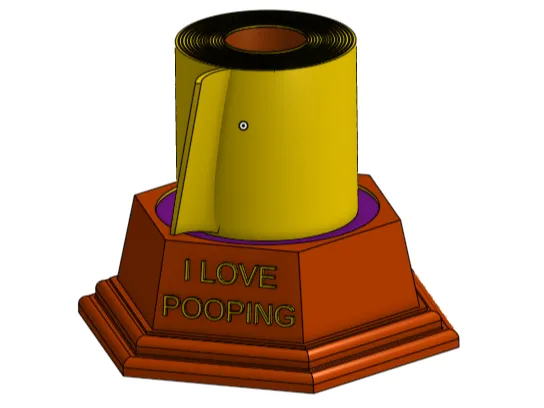 "I Love Pooping Trophy"