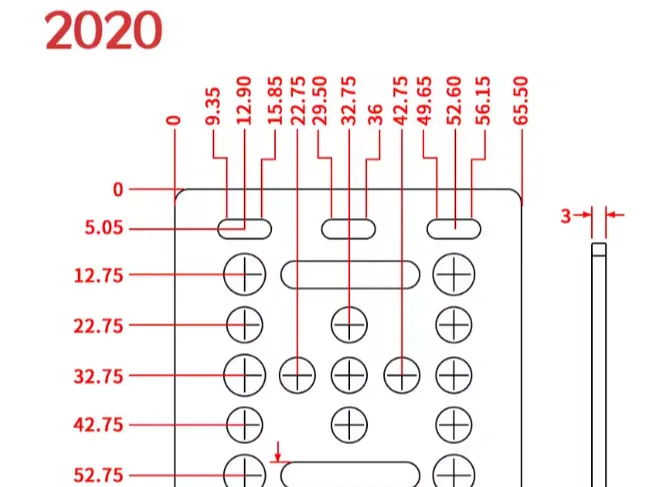 Carriage for 20x20 v-slot