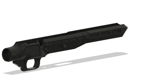 Animation showing three different MLOK-S length variations