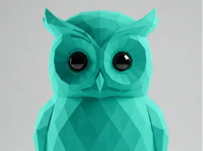 Owl on a base