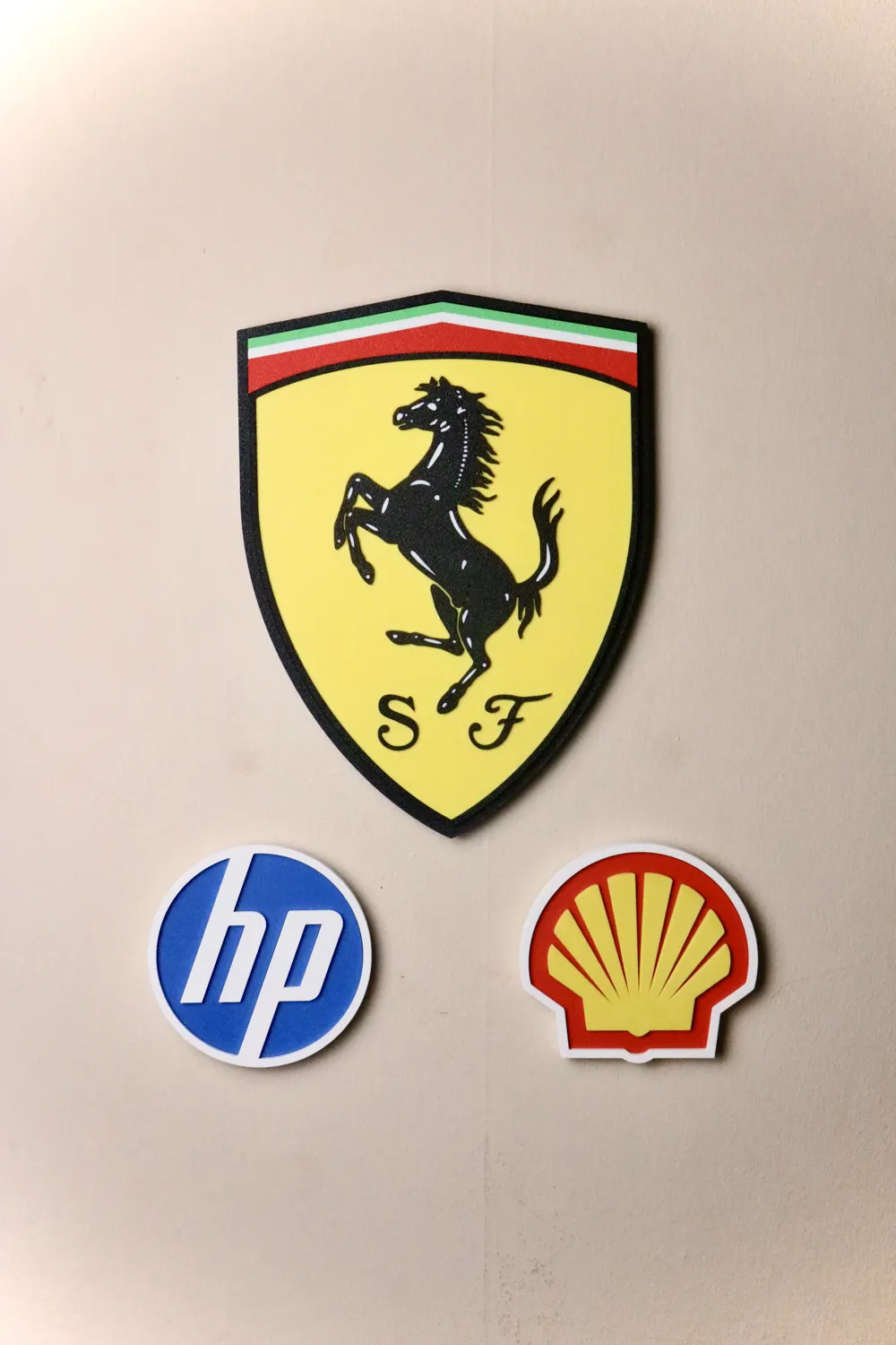 Ferrari Formula 1 Team Emblem [WITH SPONSORS] by Josh Bruce MakerWorld ...