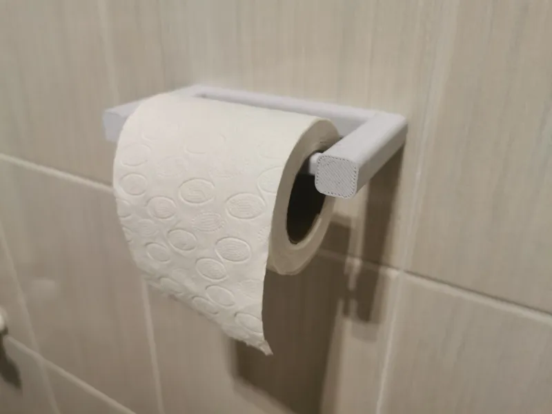 Quick toilet paper holder