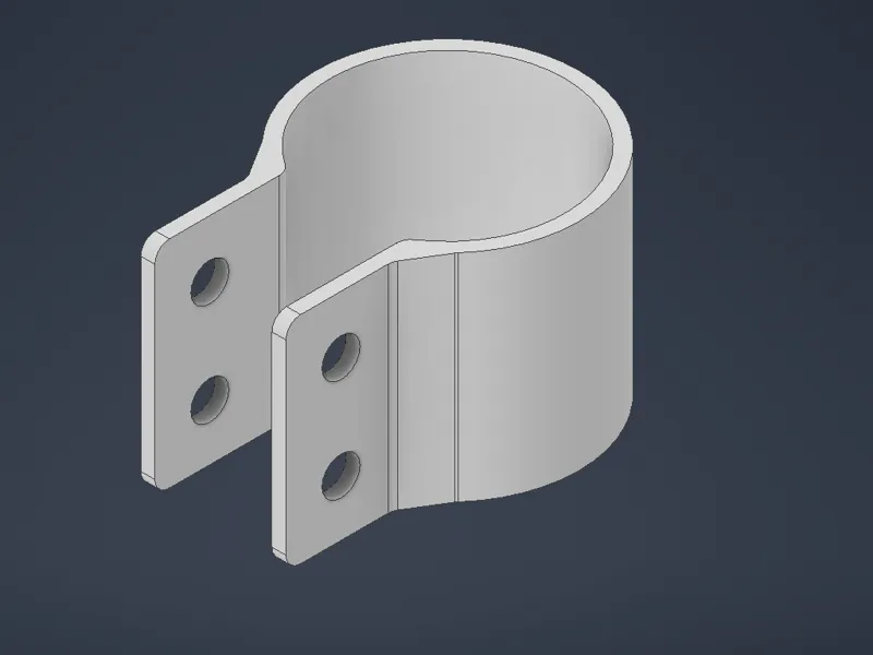 2" diamater Mirror clamp for Side by Side