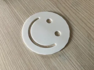 Simple Smiley Coaster
