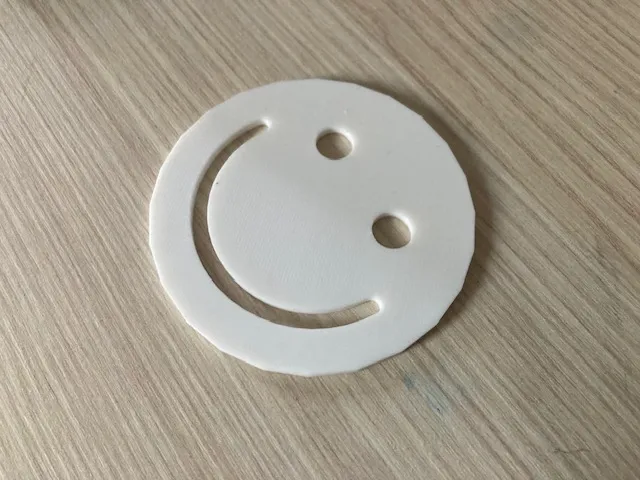 Simple Smiley Coaster